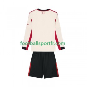 Tenue Liverpool Enfant Exterieur 2025-2026 Maillot de Foot ML